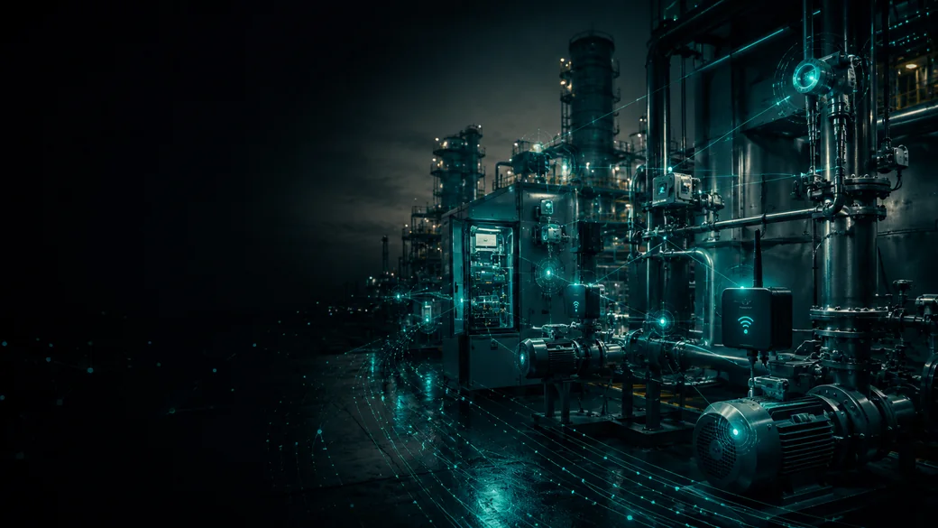 Connected industrial sensors, control cabinets and machinery